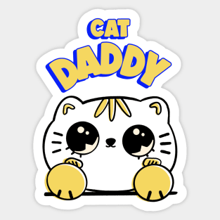 Cat daddy Sticker